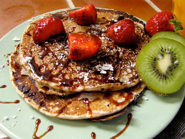 Vegan Pancakes : American Brunch - The Lotus and the Artichoke