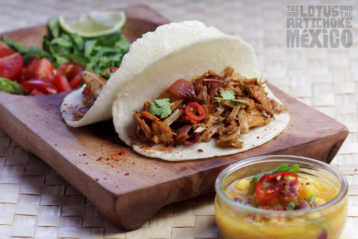 Jackfruit Faux Fish Tacos - The Lotus and the Artichoke MEXICO Vegan Cookbook