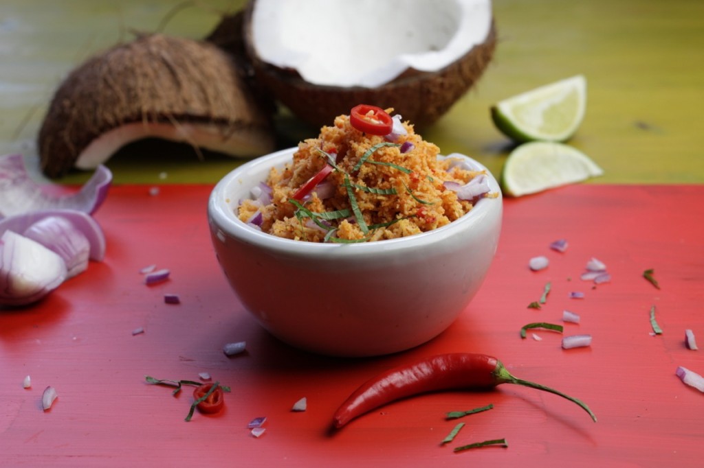 Pol Sambol - spicy coconut chutney