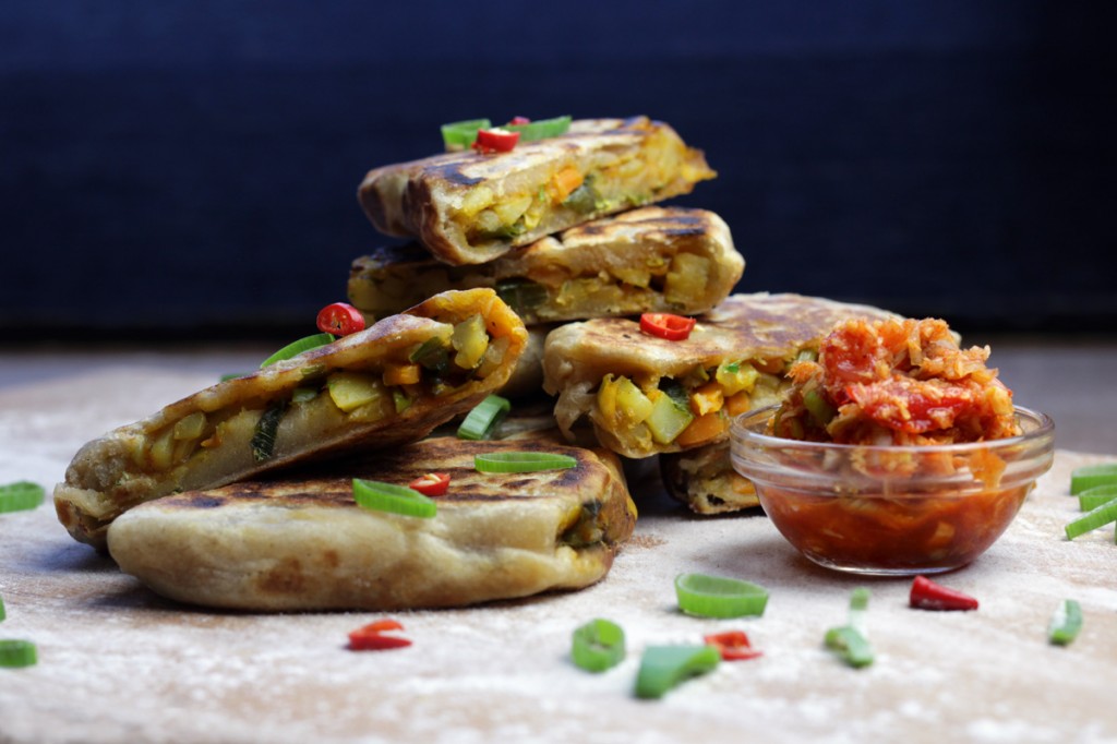 Vegetable Roti - Sri Lanka Style