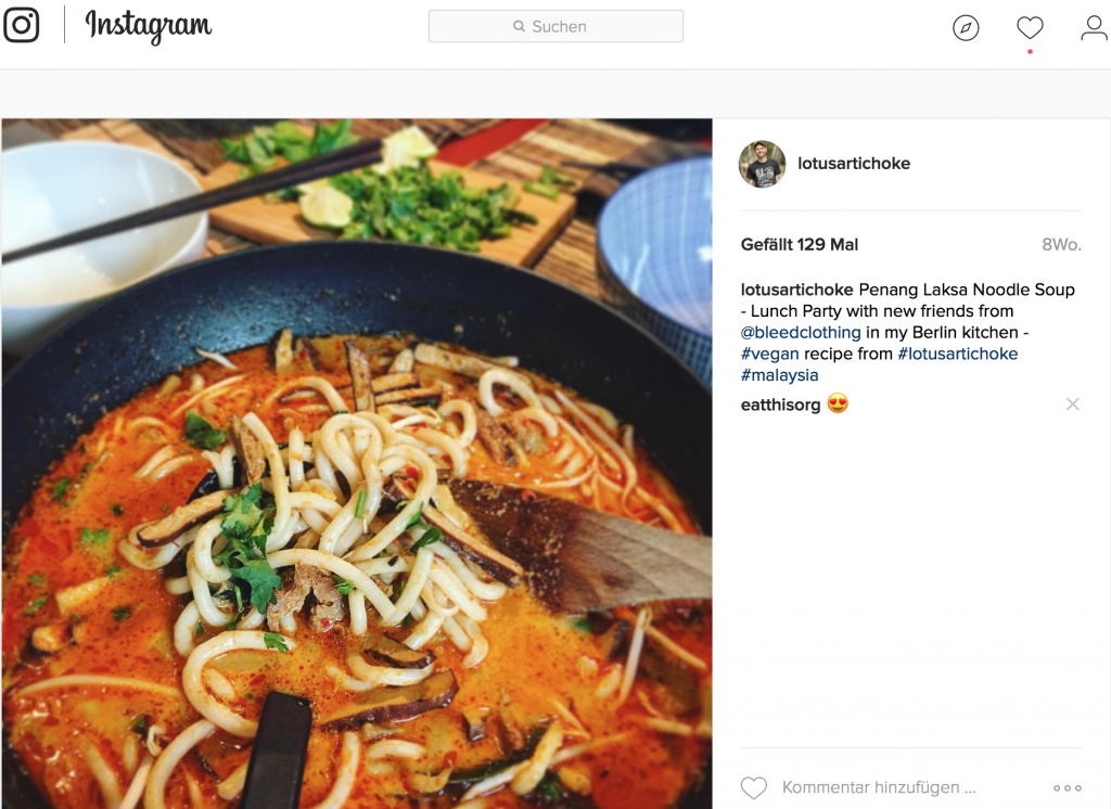 Penang Laksa Malaysian Noodle Soup by The Lotus and the Artichoke - Instagram (Jan 2017)