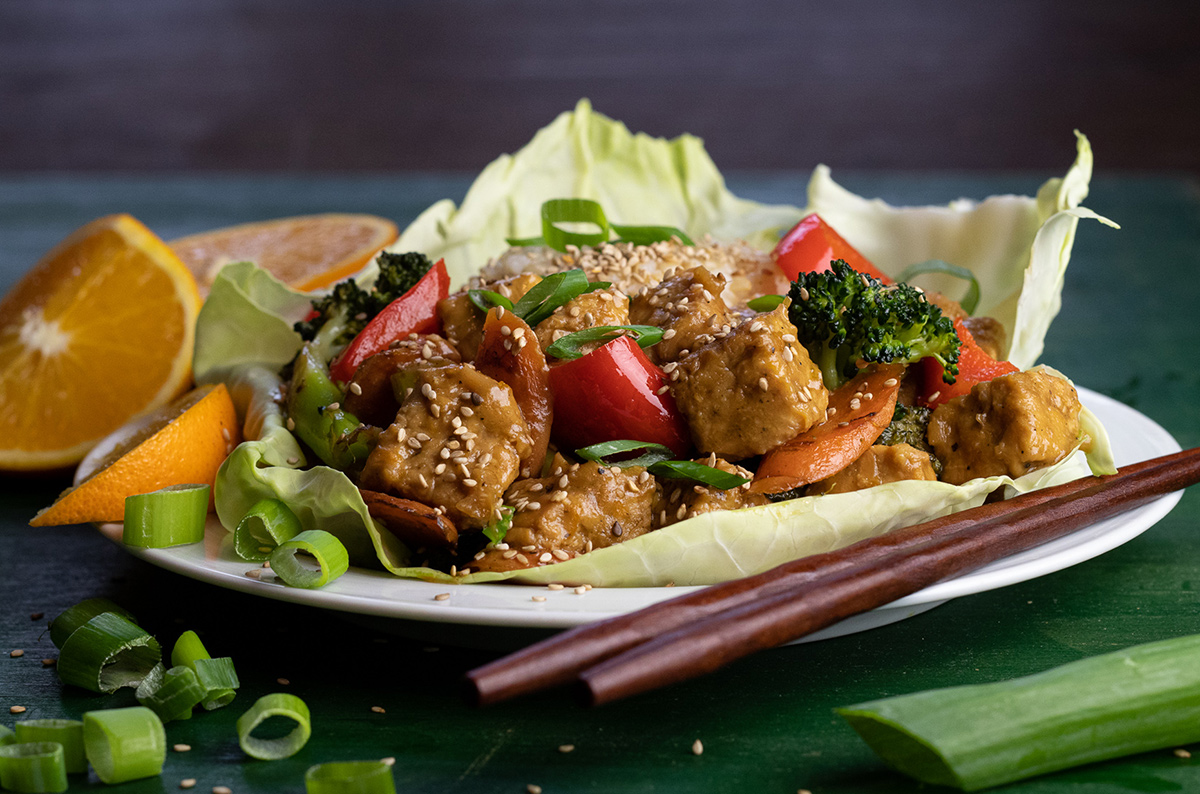 Teriyaki TempehThe Lotus and the Artichoke